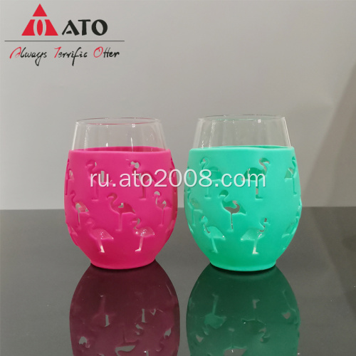 Многоразовый Flamingo Tumbler Glass Coffee Cupe